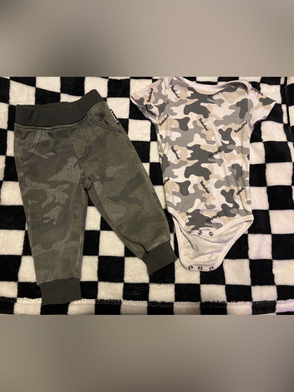 12 month timberland outfit set